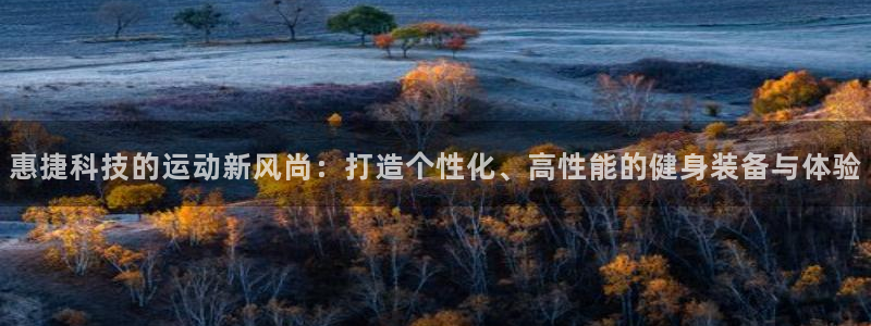 凯捷体育五金厂：惠捷科技的运动新风尚：打造个性化、高