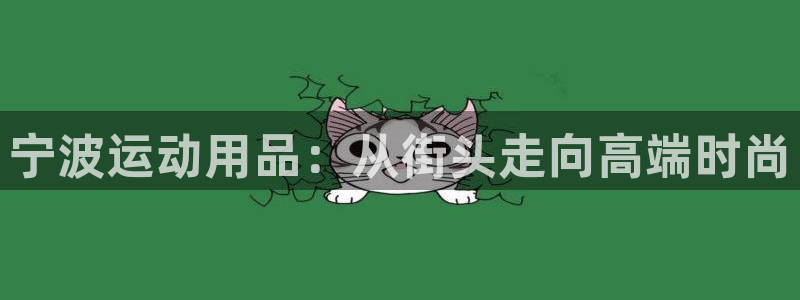 凯捷体育平台APP：宁波运动用品：从街头走向高端时尚