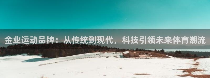 凯捷体育娱乐：金业运动品牌：从传统到现代，科技引领未来体育潮