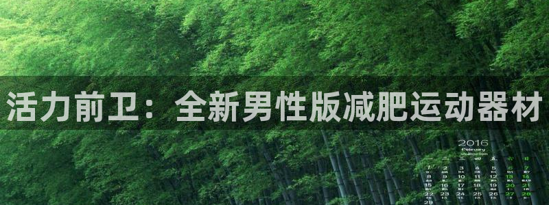 凯捷体育集团：活力前卫：全新男性版减肥运动器材