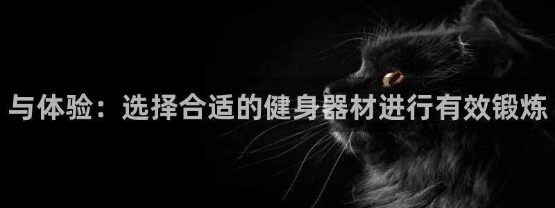 凯捷体育集团官网网址：与体验：选择合适的健身器材进行